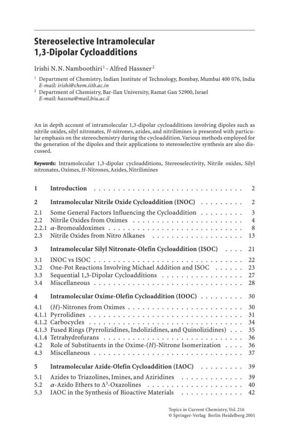 [PDF] Stereoselective Heterocyclic Synthesis III Metz P.