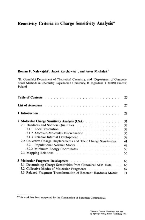 [PDF] Density Functional Theory IV Nalewajski R.F.