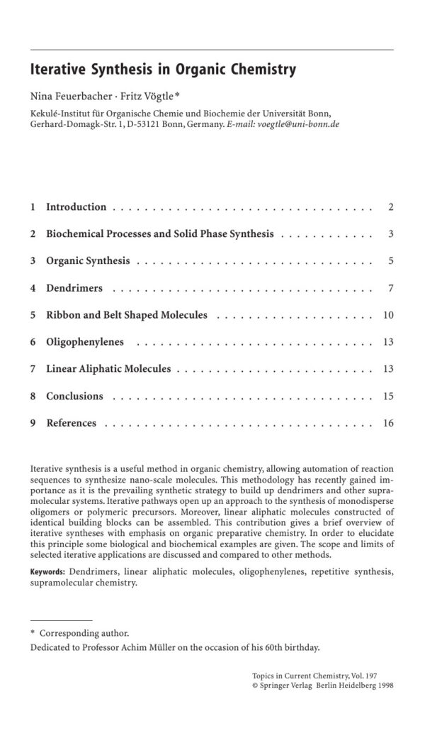 [PDF] Dendrimers V?gtle F.