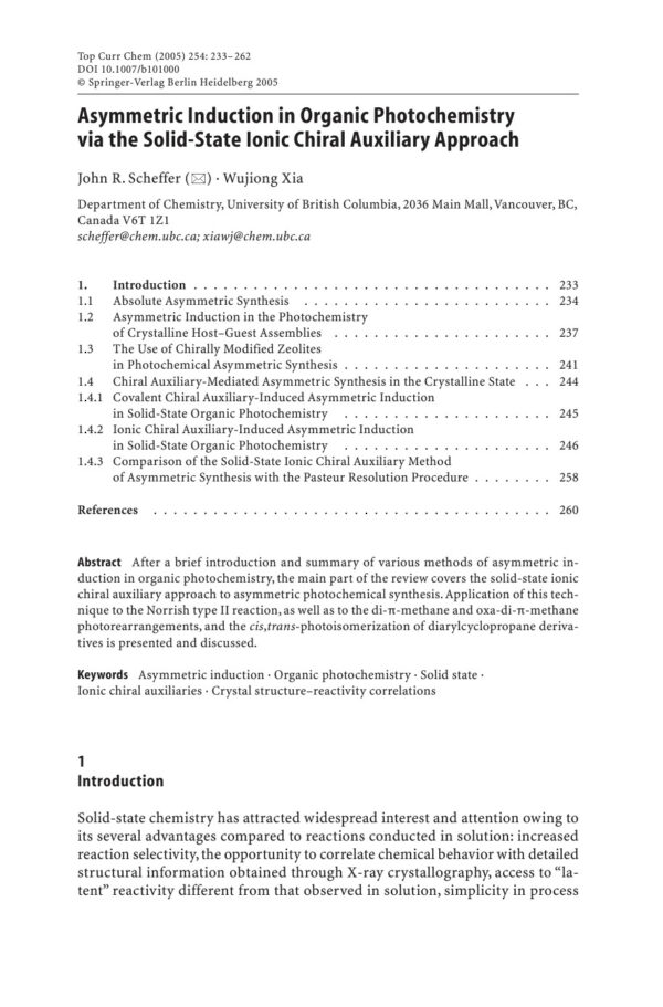 [PDF] Organic Solid State Reactions Toda F.