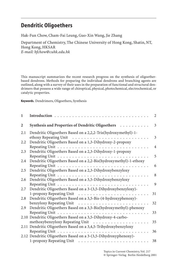 [PDF] Dendrimers IV V?gtle F., Schalley C.A.